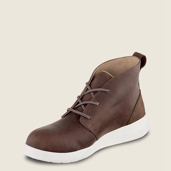 Red Wing Work Boots Zero-G Lite - Safety Toe Chukka - Mørke Brune - Dame 3524-XVDJA